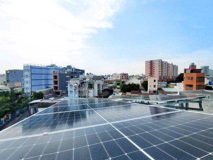 Hình ảnh thi công dự án điện mặt trời Givasolar