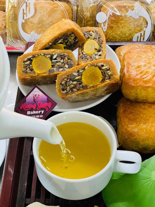 Hình ảnh bánh trung thu nghệ thuật tại Hương Giang Bakery