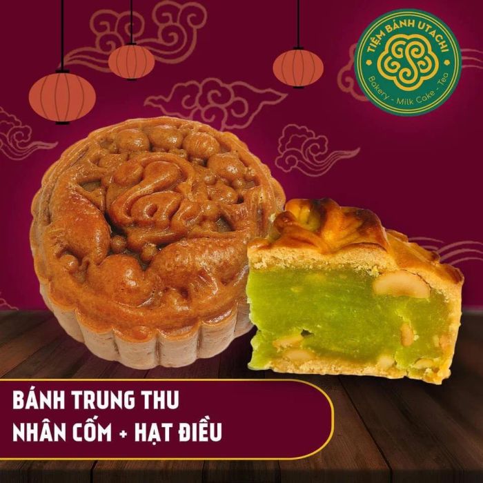 Hình ảnh bánh trung thu tinh tế tại Utachi Bakery - Hiệp Hòa