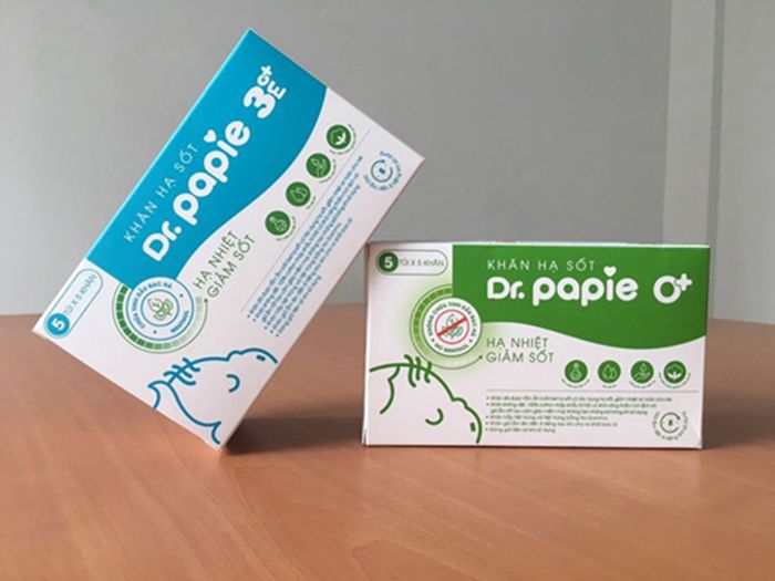 Khăn lau hạ sốt Dr.Papie - Hình ảnh 2