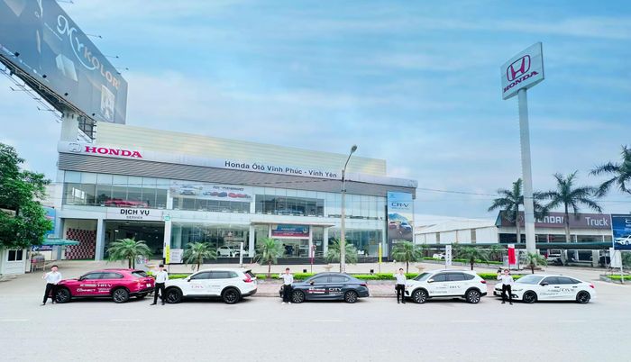Hình ảnh showroom Honda Ôtô Vĩnh Phúc hiện đại