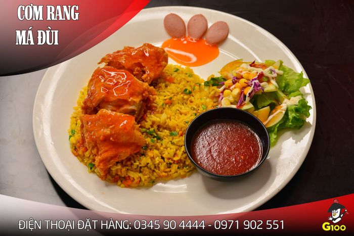 Những phần cơm gà thơm ngon, bắt mắt tại G100