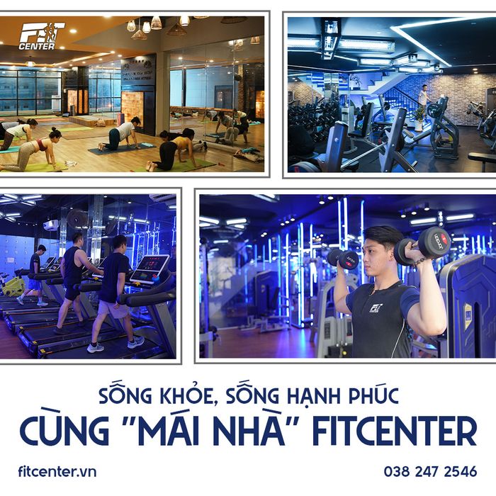 Không gian tập luyện tại Fit Center
