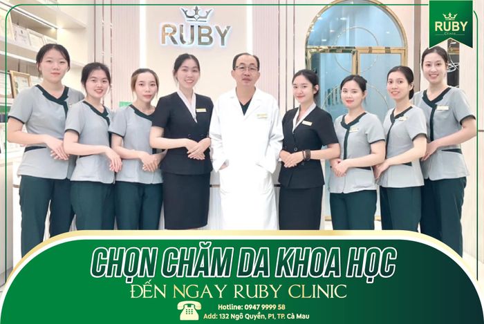 Ruby Clinic ảnh 1 - Hình ảnh thực tế về không gian hiện đại và dịch vụ chuyên nghiệp tại phòng khám da liễu hàng đầu