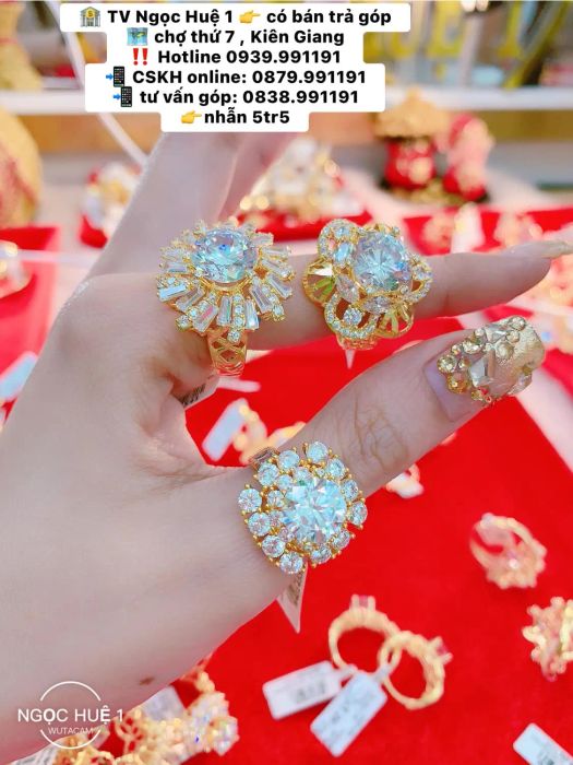 Bộ sưu tập trang sức ấn tượng tại Tiệm Vàng Ngọc Huệ 1