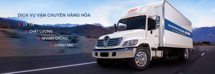 Hình ảnh đội xe vận tải hiện đại của Vận Tải Sài Gòn