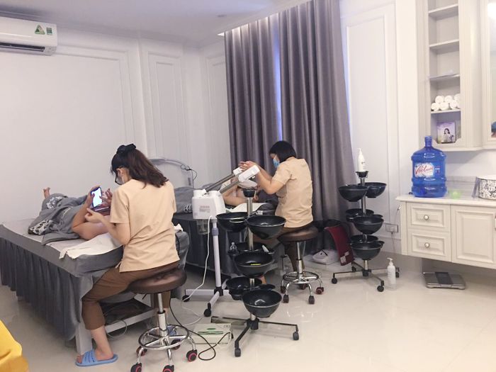 Không gian sang trọng đẳng cấp tại Trang Vân Spa & Beauty