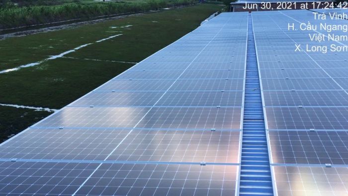 Hình ảnh thi công điện mặt trời Trường Đạt Solar