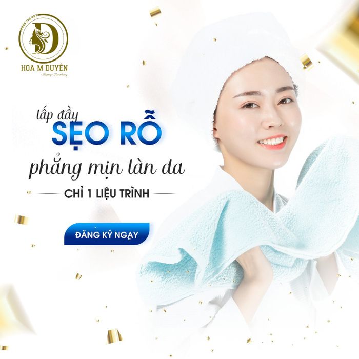 Hình ảnh liệu trình chăm sóc da cao cấp tại Spa Hoa M Duyên