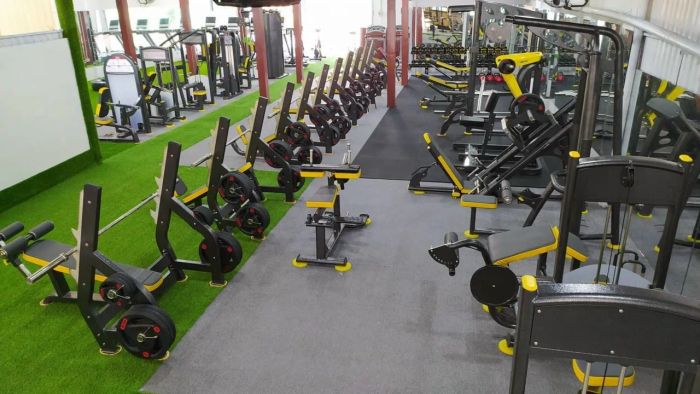 Hệ thống trang thiết bị hiện đại tại KC GYM