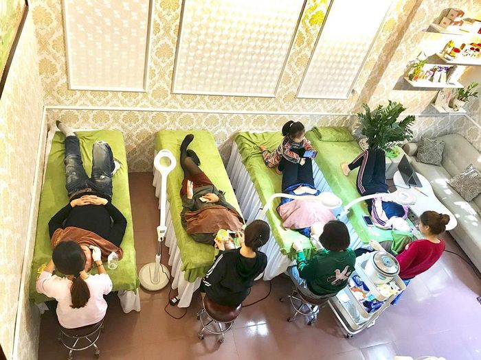 Khu vực điều trị chuyên nghiệp tại Nany Lê Spa