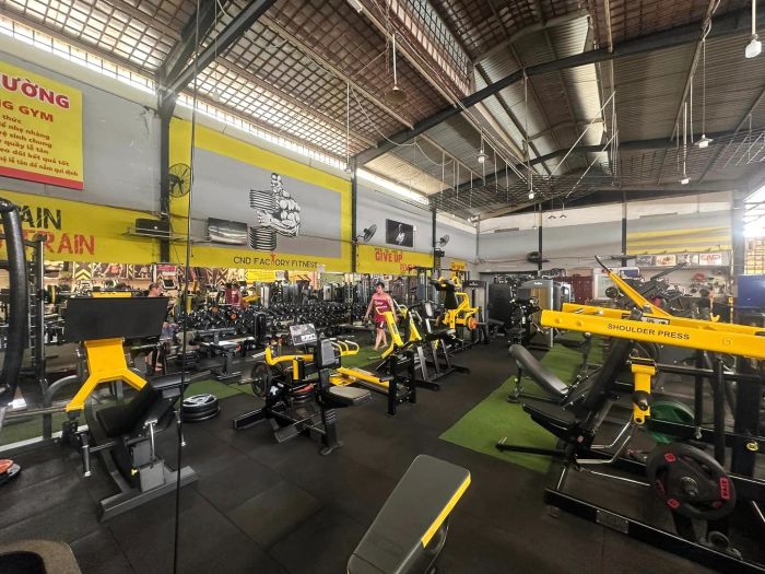 Hình ảnh phòng tập Gym Quốc Cường đầy cảm hứng