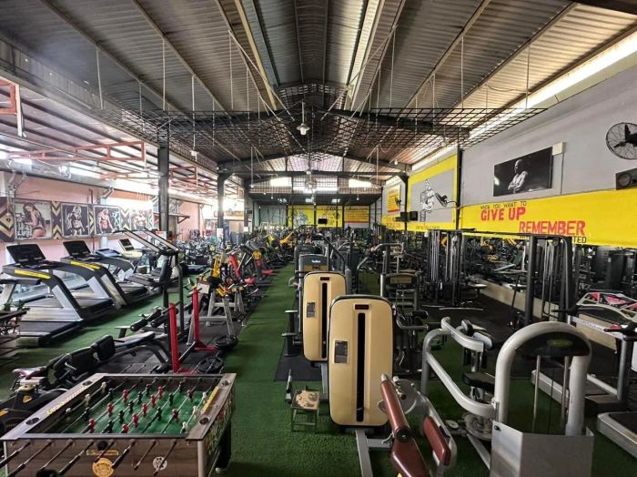 Hình ảnh không gian tập luyện chuyên nghiệp tại Gym Quốc Cường
