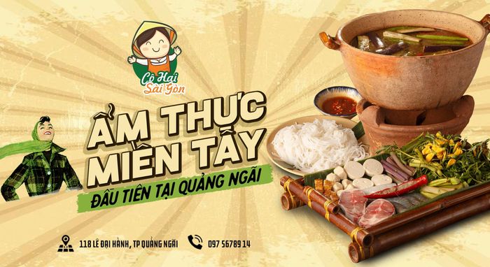 Những món ngon đặc trưng tại Cô Hai Sài Gòn