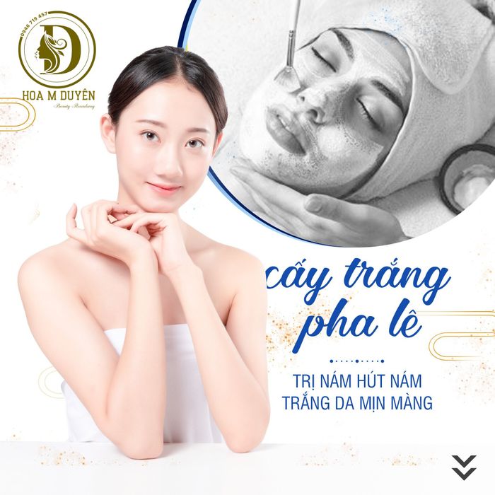 Không gian sang trọng và đẳng cấp tại Spa Hoa M Duyên
