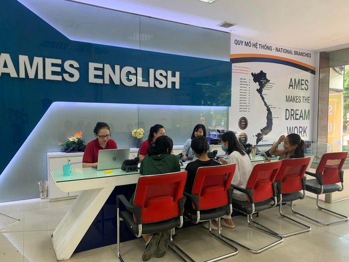 Hình ảnh lớp học tại AMES ENGLISH
