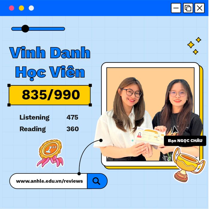 Hình ảnh học viên Anh Lê TOEIC trong giờ luyện thi