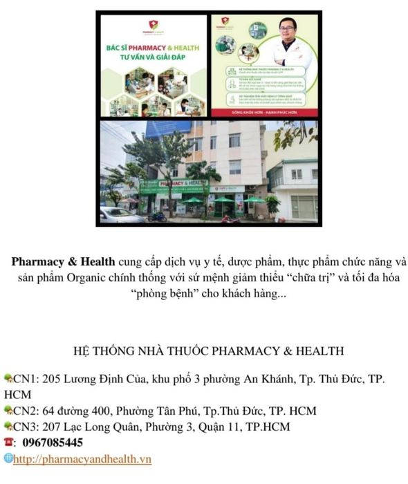 Không gian hiện đại tại nhà thuốc Pharmacy & Health