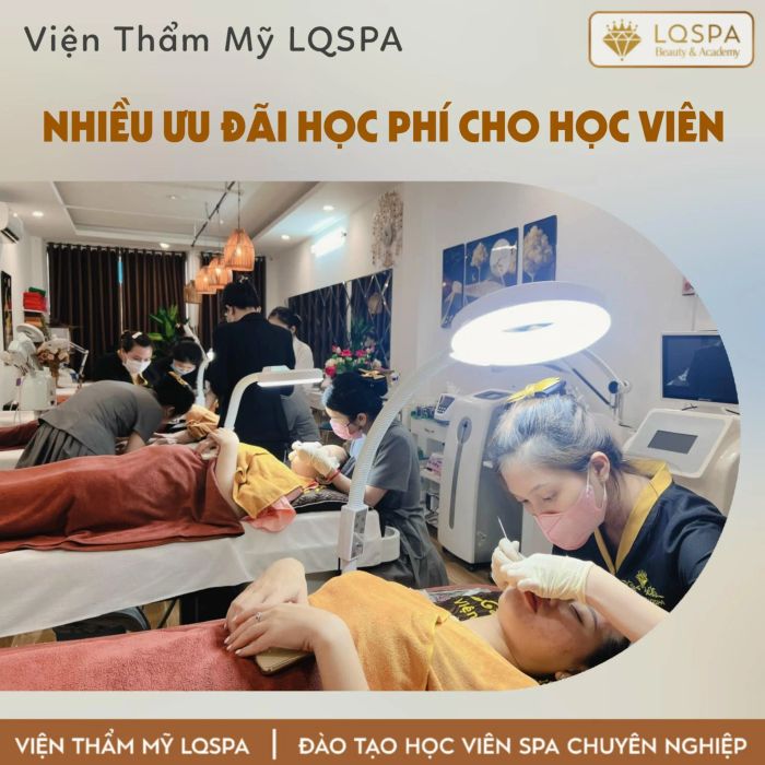 Hình ảnh không gian đào tạo chuyên nghiệp tại Viện Thẩm Mỹ LQ Spa