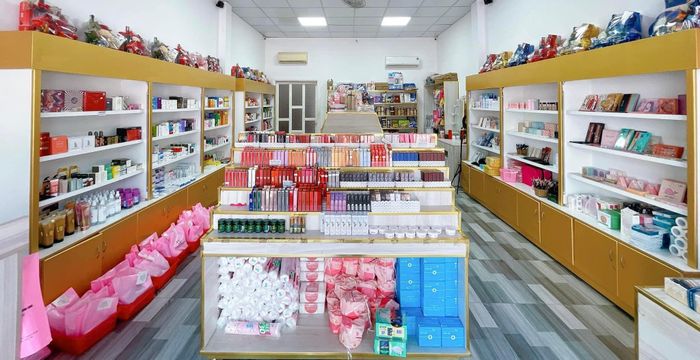 Không gian trưng bày sang trọng tại Miha Cosmetics