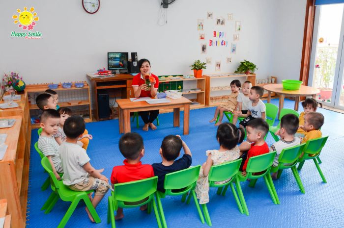 Không gian học tập Montessori lý tưởng tại Happy Smile
