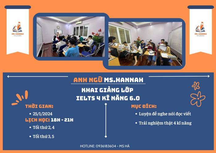 Hình ảnh Cô Hà (Ms. Hannah) - Giáo viên IELTS tâm huyết