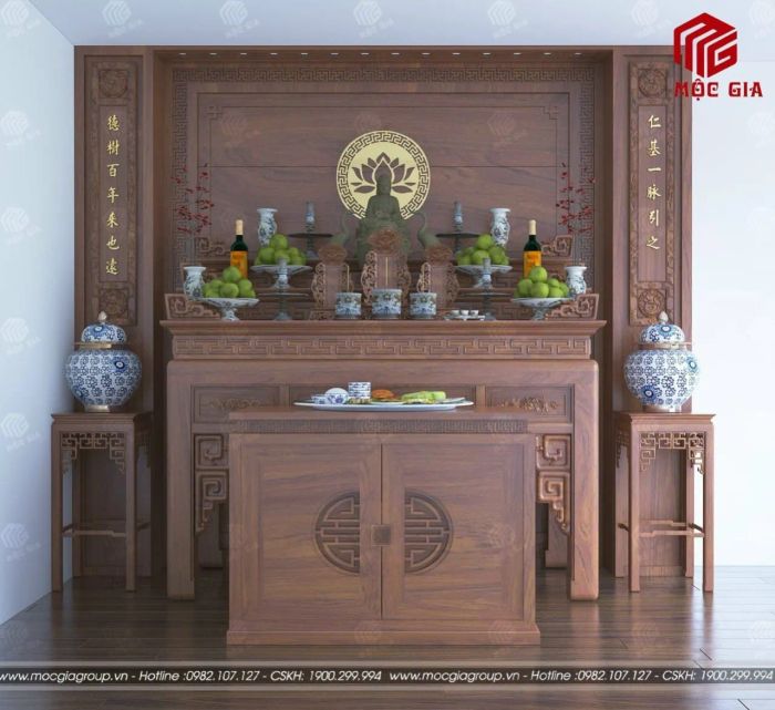 Bộ sưu tập bàn thờ hiện đại - Mộc Gia