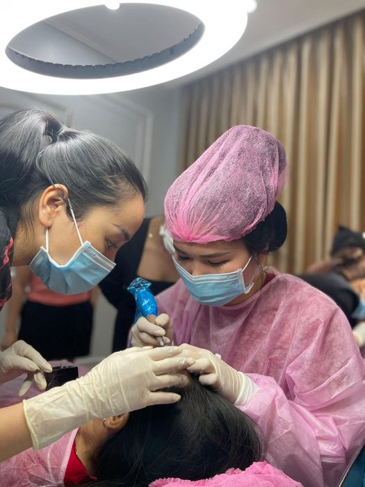 Viện phun xăm Lenci ảnh 2 - Những thành quả ấn tượng từ bàn tay tài hoa của các học viên được đào tạo bài bản tại viện.