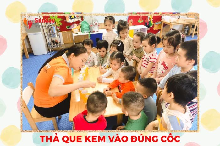Những khoảnh khắc vui học tại Sunday Kindergarten