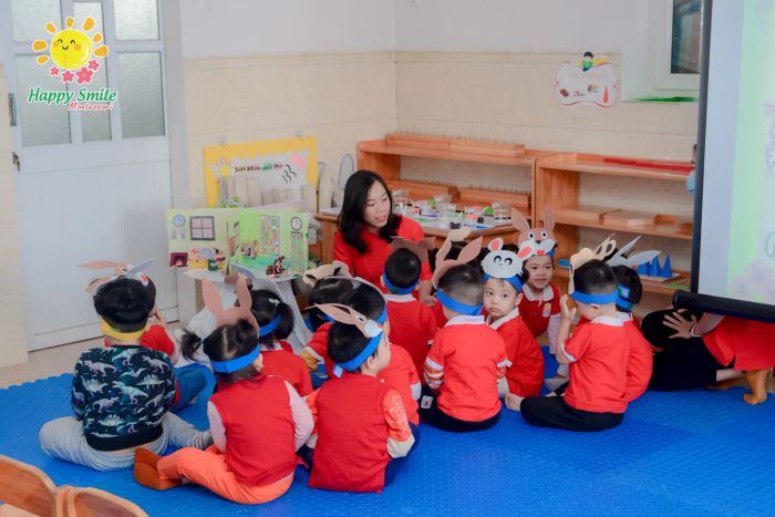 Hoạt động trải nghiệm thú vị tại Happy Smile Montessori