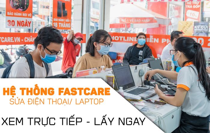 Không gian làm việc chuyên nghiệp tại FASTCARE