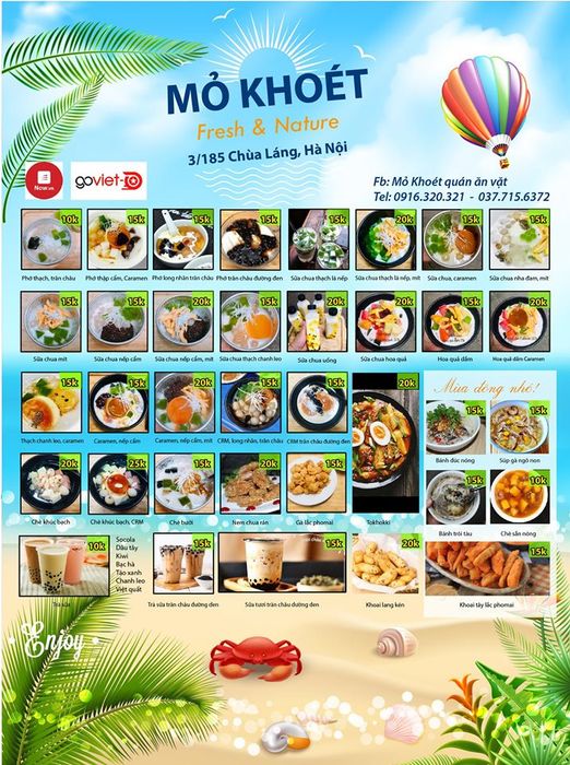 Không chỉ phục vụ món ăn ngon, Mỏ Khoét còn nổi bật bởi cô chủ quán thân thiện, nhiệt tình và luôn chu đáo với khách hàng. Mỗi lần ghé quán, bạn sẽ cảm nhận được sự ấm cúng, gần gũi như trở về nhà. Đây chắc chắn là điểm đến lý tưởng cho những ai yêu thích sự giản dị nhưng đầy hấp dẫn trong từng món ăn.