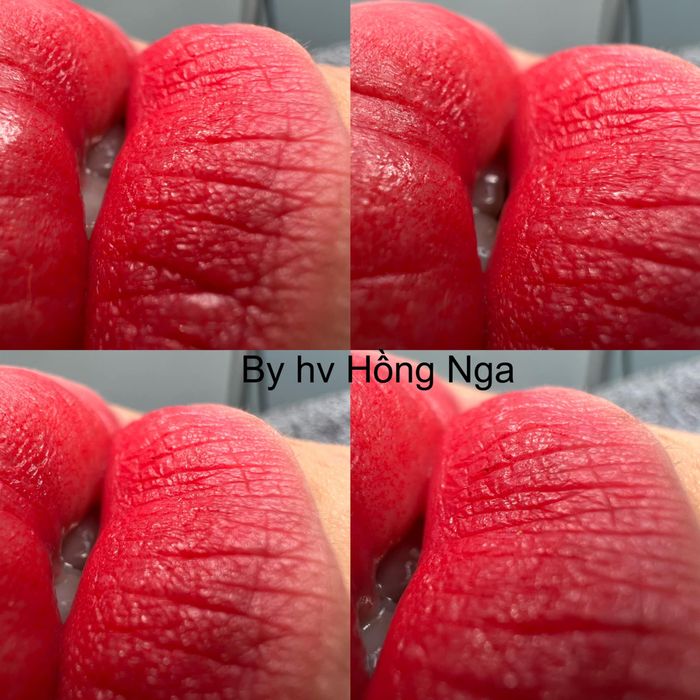 Hình ảnh kết quả phun môi ấn tượng tại Hoàng Trúc Permanent Makeup