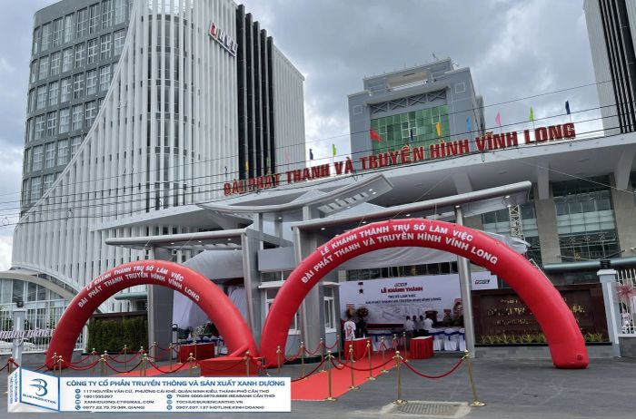 Hình ảnh không gian sự kiện ấn tượng được thiết kế bởi Xanh Dương Event