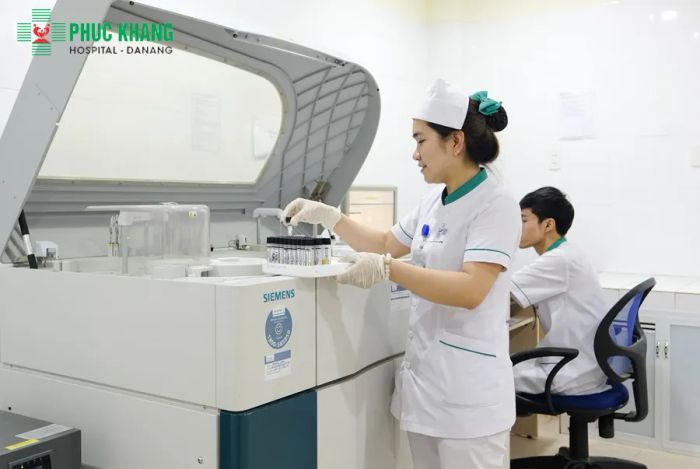 Hình ảnh không gian khám chữa bệnh hiện đại tại Bệnh viện Phúc Khang Đà Nẵng