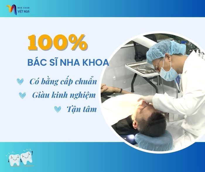 Hình ảnh đội ngũ bác sĩ chuyên môn cao tại Nha Khoa Việt Nga