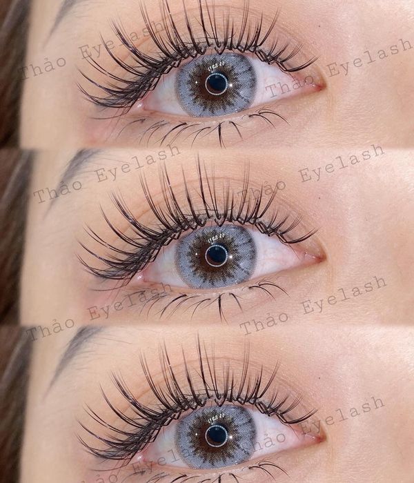 Hình ảnh thực tế lớp học nối mi chuyên nghiệp tại Thảo Eyelash