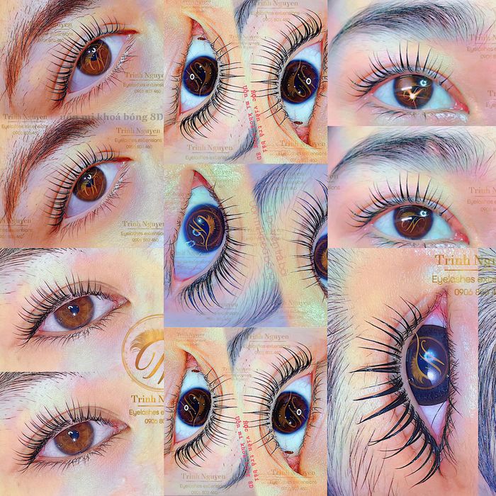 Thành phẩm nối mi ấn tượng từ học viên Trinh Nguyen Lashes Academy
