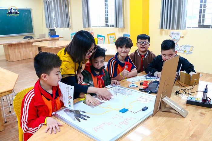 Những giờ học đầy cảm hứng tại Trường Tiểu học Thăng Long