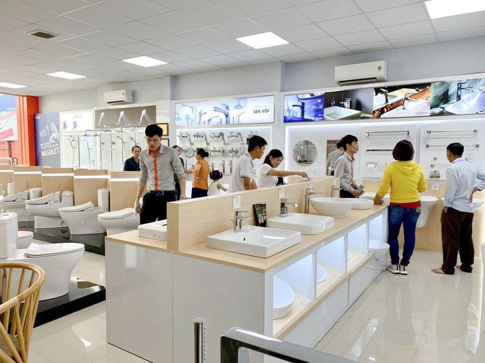 Ảnh 1 - Không gian trưng bày thiết bị TOTO tại TDM Tuấn Đức
