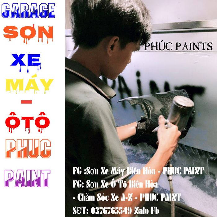 Sơn Xe Phúc Paint hình ảnh 1