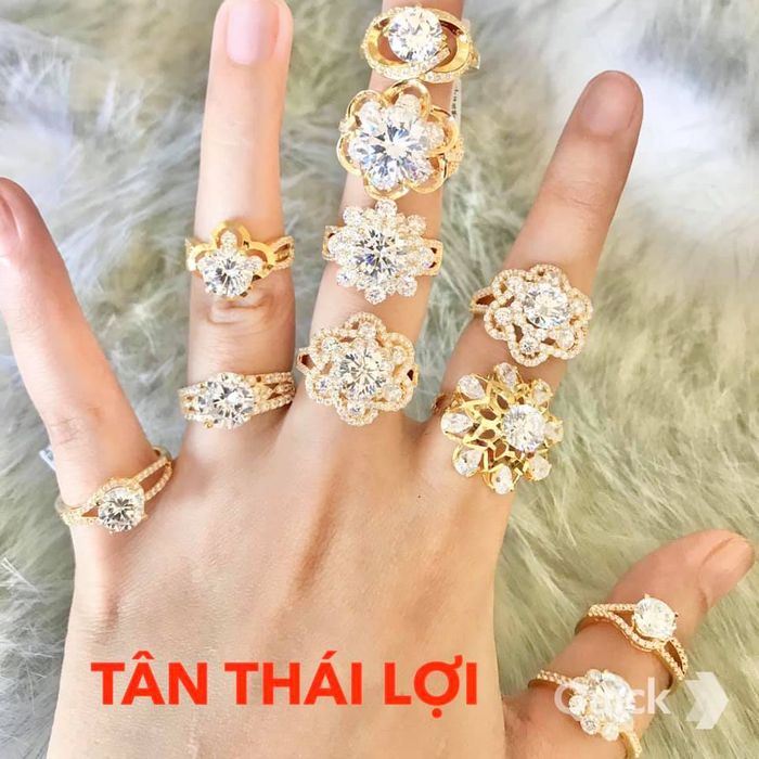 Bộ sưu tập nhẫn kim cương cao cấp tại Tiệm Vàng Tân Thái Lợi
