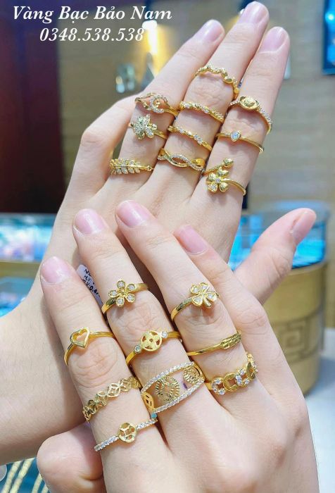 Bộ sưu tập nhẫn cưới tinh xảo tại Vàng Bảo Nam Thái Nguyên