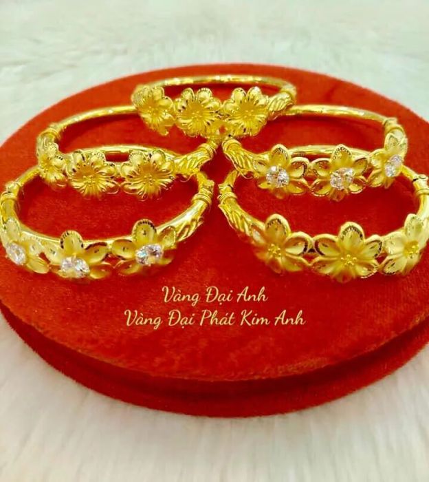 Bộ sưu tập nhẫn cưới tinh xảo tại Vàng Đại Phát Kim Anh