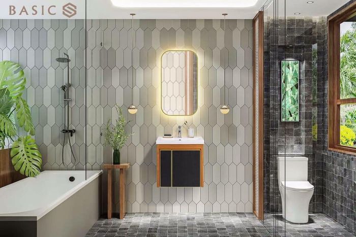 Góc trưng bày sản phẩm thiết bị vệ sinh cao cấp tại Phương Giang