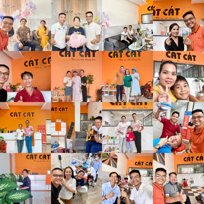 Hình ảnh thực tế tại Nha khoa Cát Cát - không gian sang trọng, hiện đại