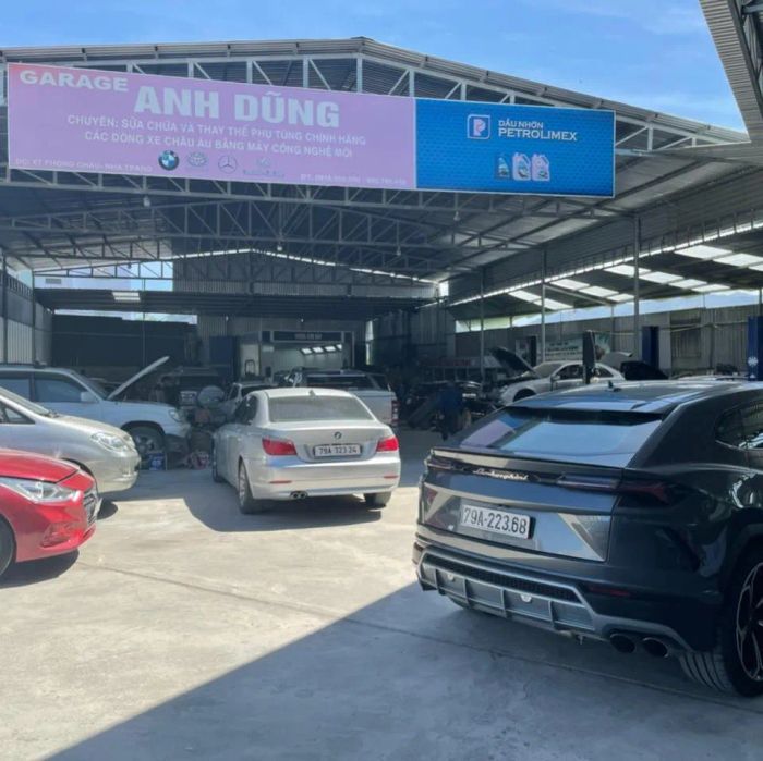 Không gian detailing chuyên nghiệp tại Anh Dũng