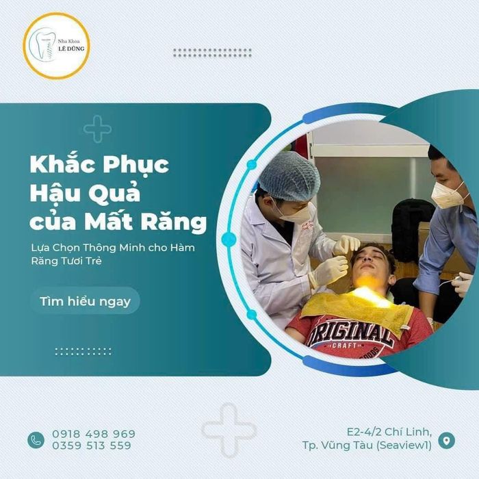 Hình ảnh Nha Khoa Lê Dũng - cơ sở vật chất hiện đại, tiện nghi