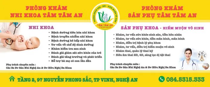 Hình ảnh thực tế tại Phòng Khám Tâm Tâm An