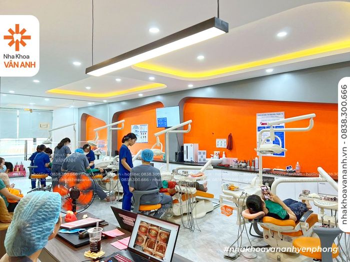 Hệ thống trang thiết bị hiện đại tại Nha Khoa Vân Anh